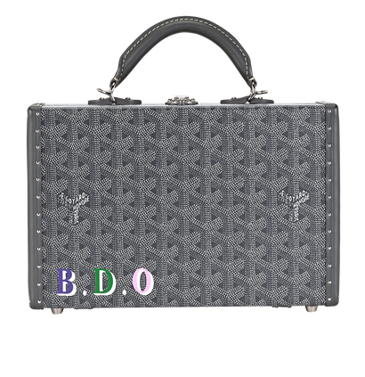 Grand Hotel Trunk, &pound;1,700, Handbags, Grey, Canvas, Front view